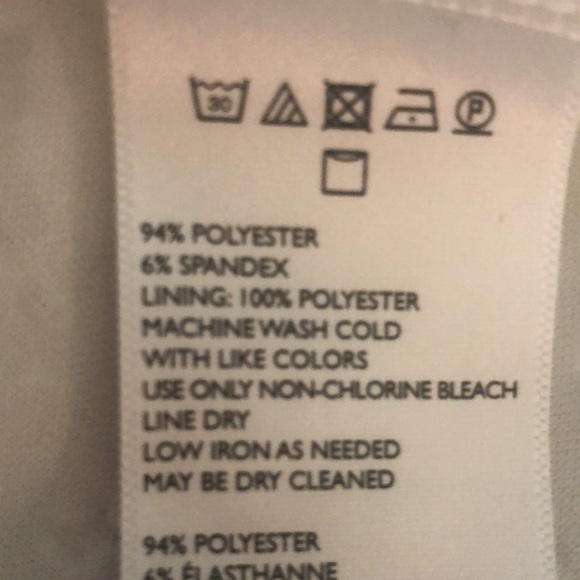 Silence and Noise white embossed floral pattern/size medium open back/ mini - Picture 13 of 13